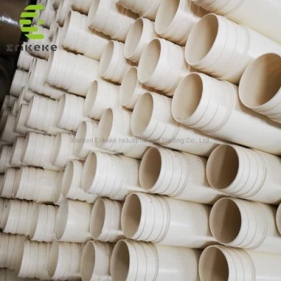  Chinese Garbage Manufacturer Uses PVC Plastic Water Pipe for Gas/Irrigation/Drainage Pipe Casing