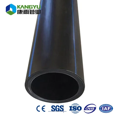 Pn0.6-2.5 20mm-1600mm Supply Water PE Tube Black Plastic Agricultural Irrigation Polyethylene Pipe 110mm HDPE Pipe