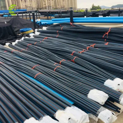 Professional Factory Supply HDPE Pipe 1 2 3 4 5 Inch Electrical Pipe Fiber Optic Cable Protection Conduit Pipe Steel Reinforced Drain Pipe