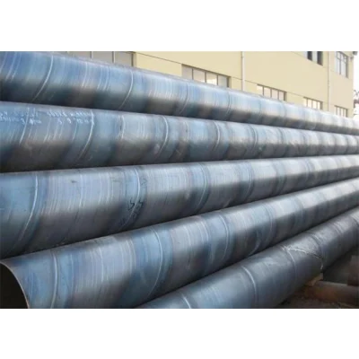 API 5L X42 X52 X56 X60 X70 SSAW Spiral Steel Pipe Piles Large Diameter Carbon Ms Spiral Welded Steel Pipe for Water Oil and Gas