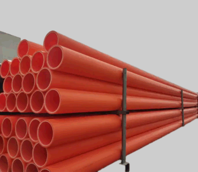 Flexible Orange Plastic Electrical Conduit for Power Cable Wiring