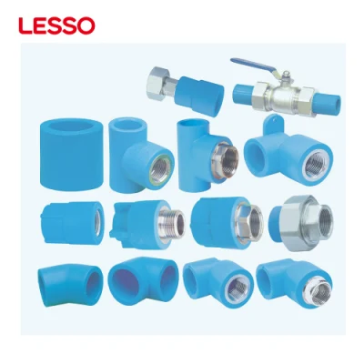  Lesso Wholesale High Quality All Types Blue Male Elbow PE Water Pipe Socket Fusion Joint Fittings