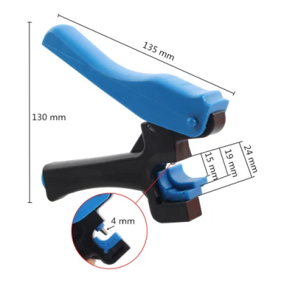 Garden 4mm Opening Hose Hole Puncher Irrigation Pipe Punch for Outer Diameter 16/20/25mm PE Pipe Opening Hole Tool