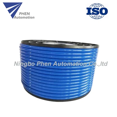  China Manufacturer Pneumatic PU Polyethylene Air Tube Hose Pipe 12mm Blue PU Pipe