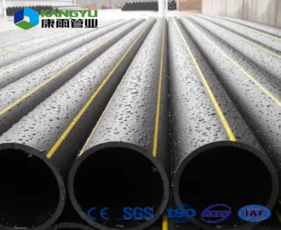  Standard Length PE100 Grade 32mm DN25 DN400 Large Diameter HDPE Pipe for Gas