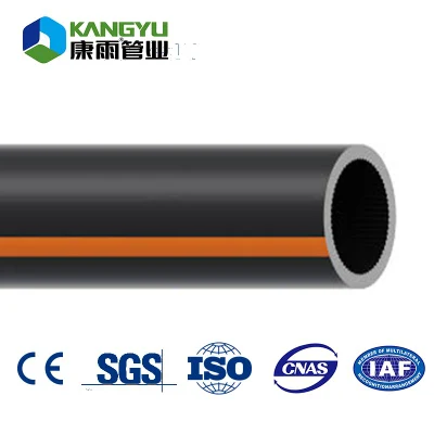 Standard Length PE80 Grade 32mm DN25 DN400 Large Diameter PE Gas HDPE Pipe Prices Weight