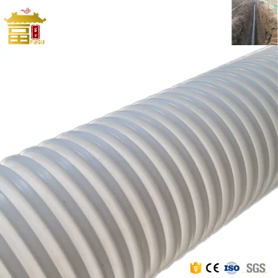  HDPE Perforated Drain Greening Seepage Pipe Blind Ditch Filtering Pipe 40-300mm