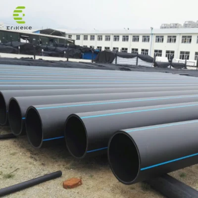 280mm 12 Inch SDR21 Blue Line HDPE Pipe Grade