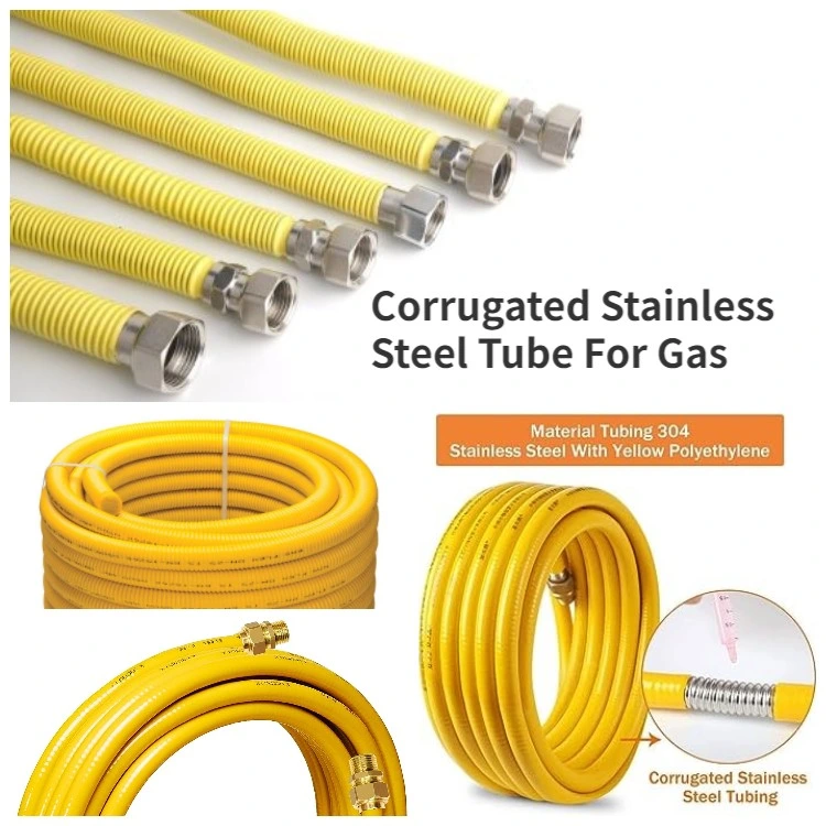 Hot Sale Manufacturer Direct Customizable Gas Hose Pipe Stainless Steel Flexible Hose