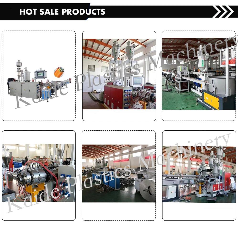 PE HDPE LDPE PPR Plastic Water Gas Oil Supply Hose Pipe Tube Extrusion Production Line Single Screw Extruder Pipe Making Machine