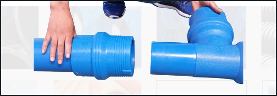 PE100 Rubber Ring Electrofusion HDPE Composite Pipe for Portable Distribution