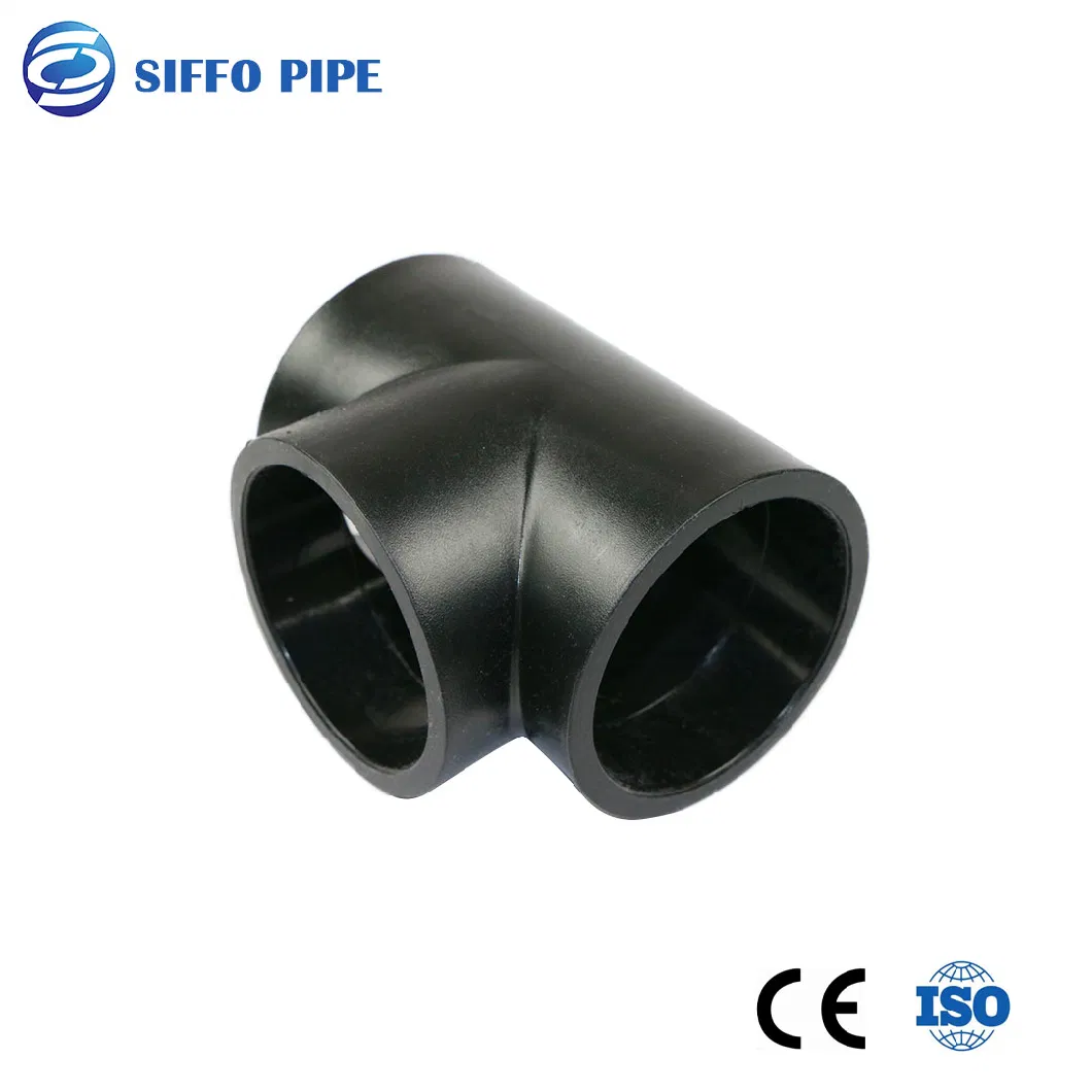 Manufacturer Tee/Pipe Elbow/Flange HDPE Pipe Fitting with Butt Fusion Welding/Electrofusion for Irrigation/Water Supply/Mining