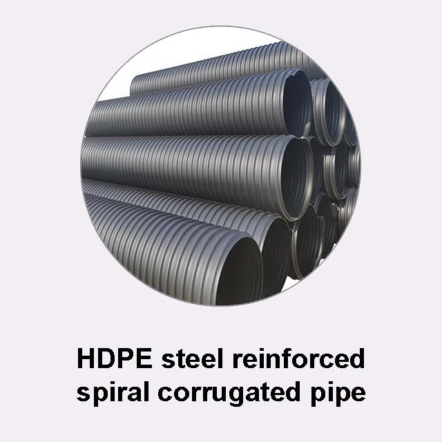 Reliable Connection HDPE Corrugated Pipe for Sewage and Drainage