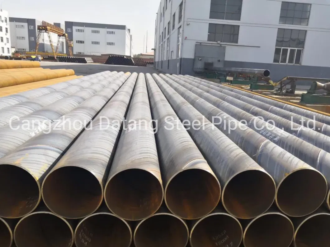 API Grades Steel Gas Line SSAW/LSAW Tubular Pile/Ms Mild Casing Carbon Steel Pipe with Galvanized Coated/Polyethylene for Construction