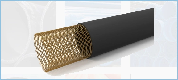 PE100/80 Pn35/25 Steel Wire Skeleton Reinforced HDPE Composite Pipe for Water Supply