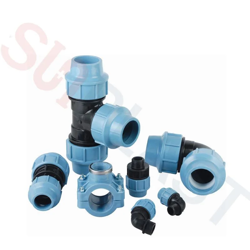 HDPE Pipes and Fittings Polyethylene PP Compression Fitting Female Male Threaded Adapter Adaptor for Farm Irrigation System