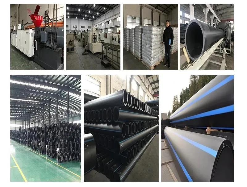 Wholesale Large Diameter HDPE PE Plastic Water Air Gas Supply Pipe DN315mm DN1000m