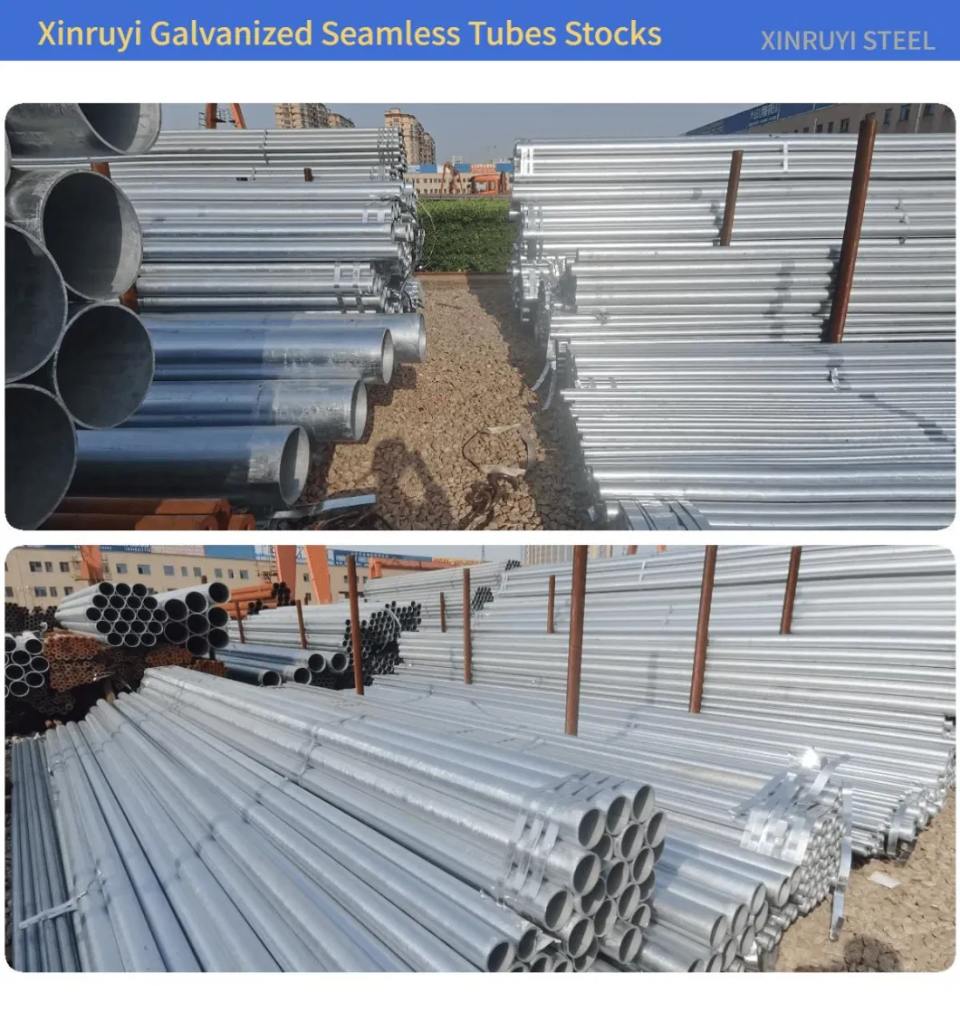 A106 Sch40 Rectangular Round Square Hot Dipped/DIP Galvanized Ms Iron Gi Mild Carbon Steel Seamless Spring Oil Well Gas Pipe Manufacturers