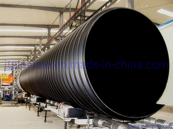 China Top Manufacturer Plastic Black HDPE/PE/LDPE for Steel Belt Reinforced Drainage Sewage Pipe