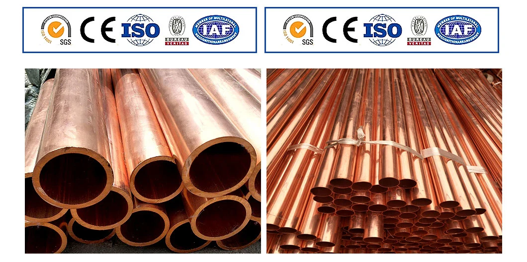 Factory Outlet Wholesale ASTM B88 Copper Straight Tubes, Type M, K and L for Plumbing