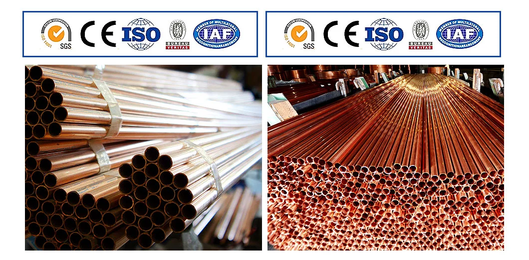 Factory Outlet Wholesale ASTM B88 Copper Straight Tubes, Type M, K and L for Plumbing