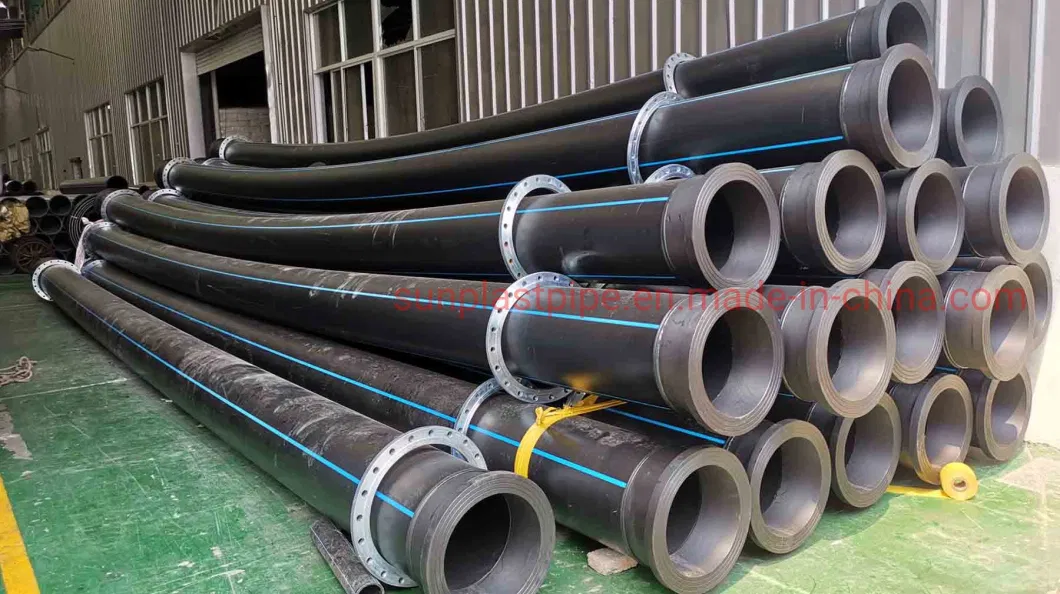 HDPE Dredge Pipe / HDPE Dredging Pipe / HDPE Flanged Pipe for Dredger