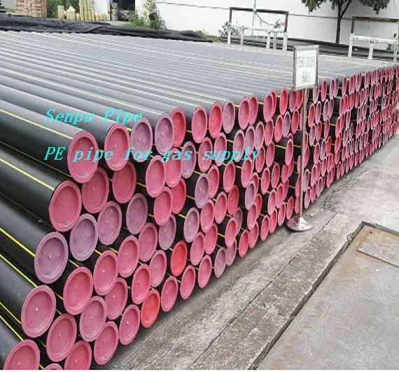 Factory HDPE Gasoline Natural Gas Pipe / Plastic Water Pipes for Sales