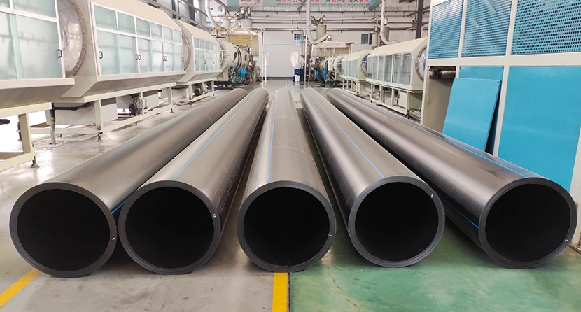 HDPE PE100 High Density Polyethylene Water Pipe of SDR26/SDR21/SDR17/SDR13.6/SDR11 Size DN32-1200mm Diameter PE Tube HDPE Fitting Pipe