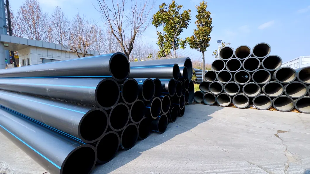 China Manufacture 560mm 110mm 250mm 40mm 75mm Tube Polyethylene High Quality Poly PE100 200mm HDPE Pipe