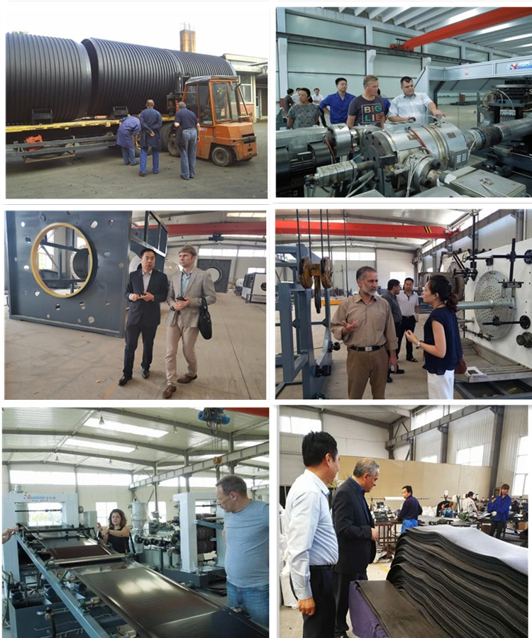 Water Supply Wastewater Drainage Drain Sewer Plastic PE HDPE LLDPE LDPE Single Screw Extruder Extrusion Line