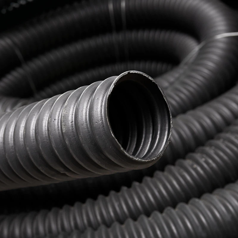 High Quality Black Color Single Wall Corrugated HDPE Conduit