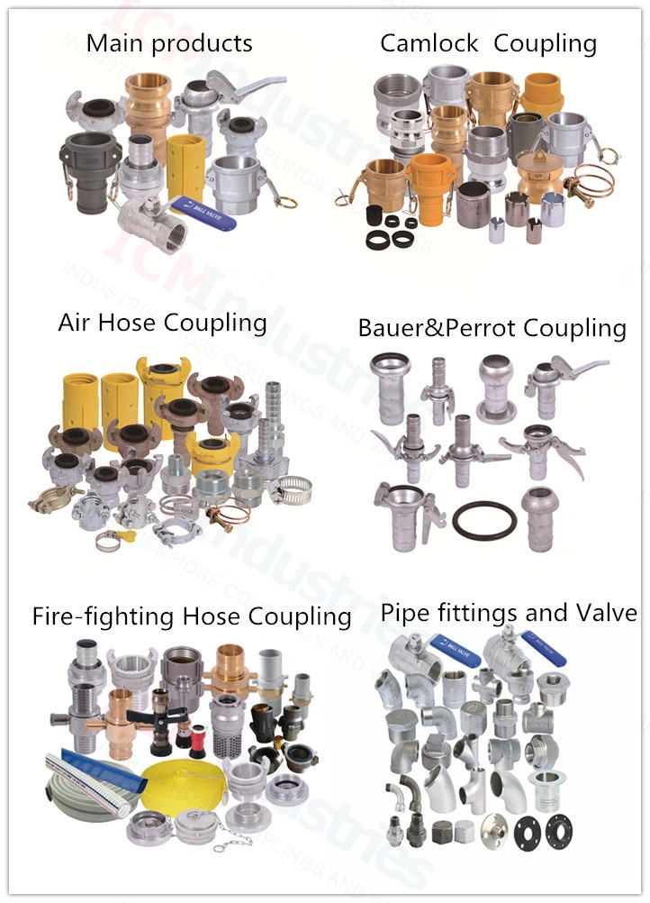 Poly Propylene Camlock Groove Coupling Type E Quick Disconnect Fittings