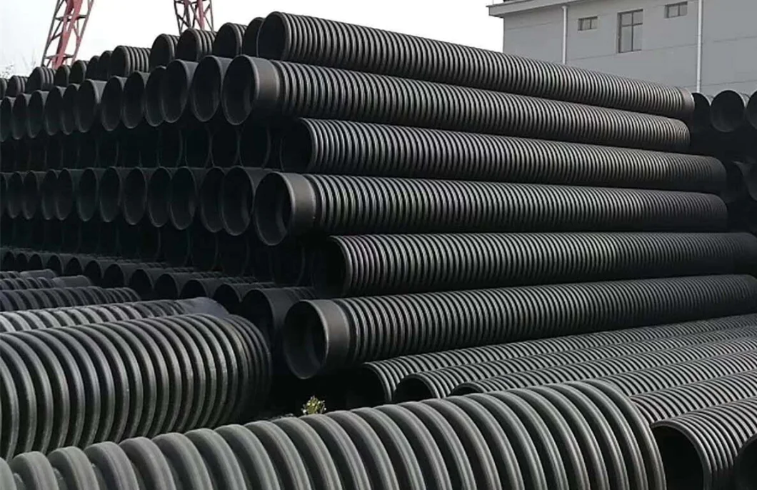 Sn4 Sn8 300mm HDPE Double Wall Corrugated Pipe Dwc Drainage Sewer Pipe