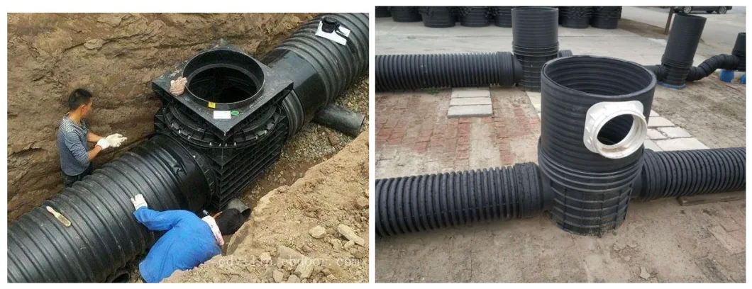 Sn4 Sn8 300mm HDPE Double Wall Corrugated Pipe Dwc Drainage Sewer Pipe