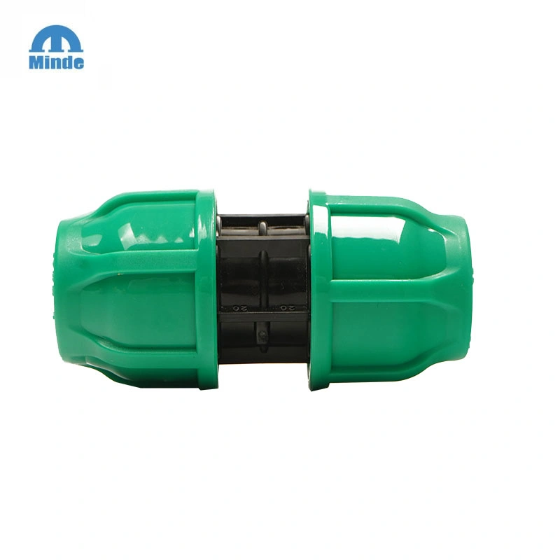Minde Factory Manufacture High Quality HDPE Plastic Pipe Fitting Pn16 Coupling