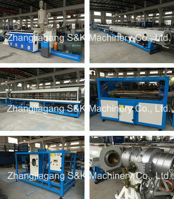 PE HDPE Gas and Water Pipe Extrusion Production Line / Large Diameter Pipes Lmachinery 16-1600mm