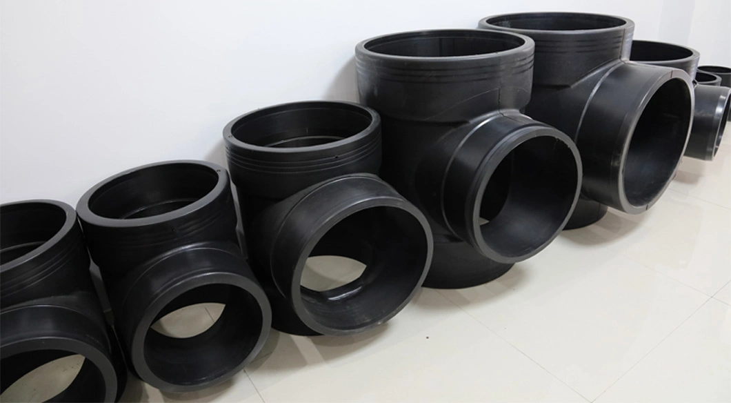 HDPE Tee Electrofusion Fittings/Black SDR11 Pn16 Fittings/Coupling Pipe Connect Fittings/Electrofusion PE100/China Factory Price