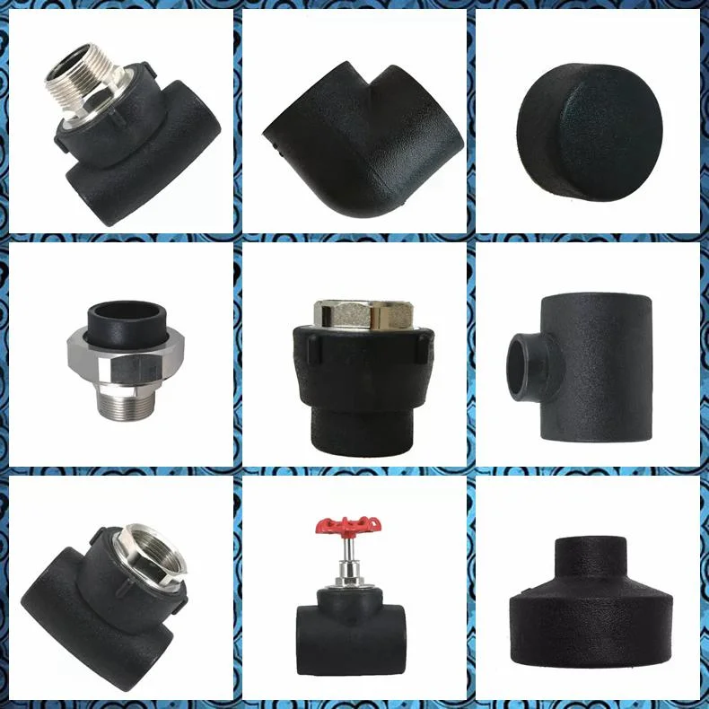 PE Pipe Fittings HDPE Socket Fusion Fittings Equal Coupling for Water Supply