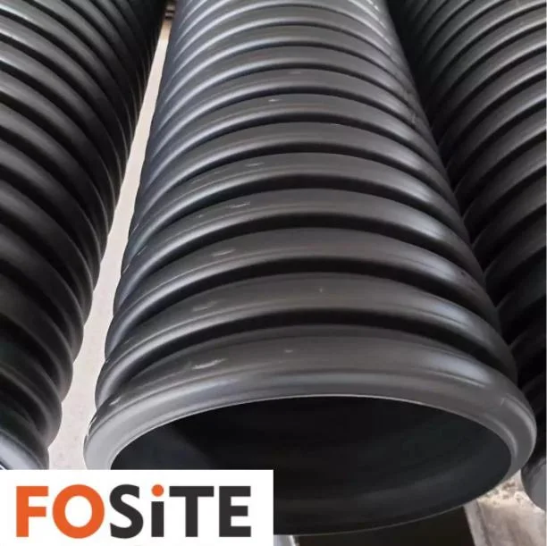 Fosite Wholesale High Quality Corrosion Resistant HDPE Double Wall Corrugated Drain Pipe