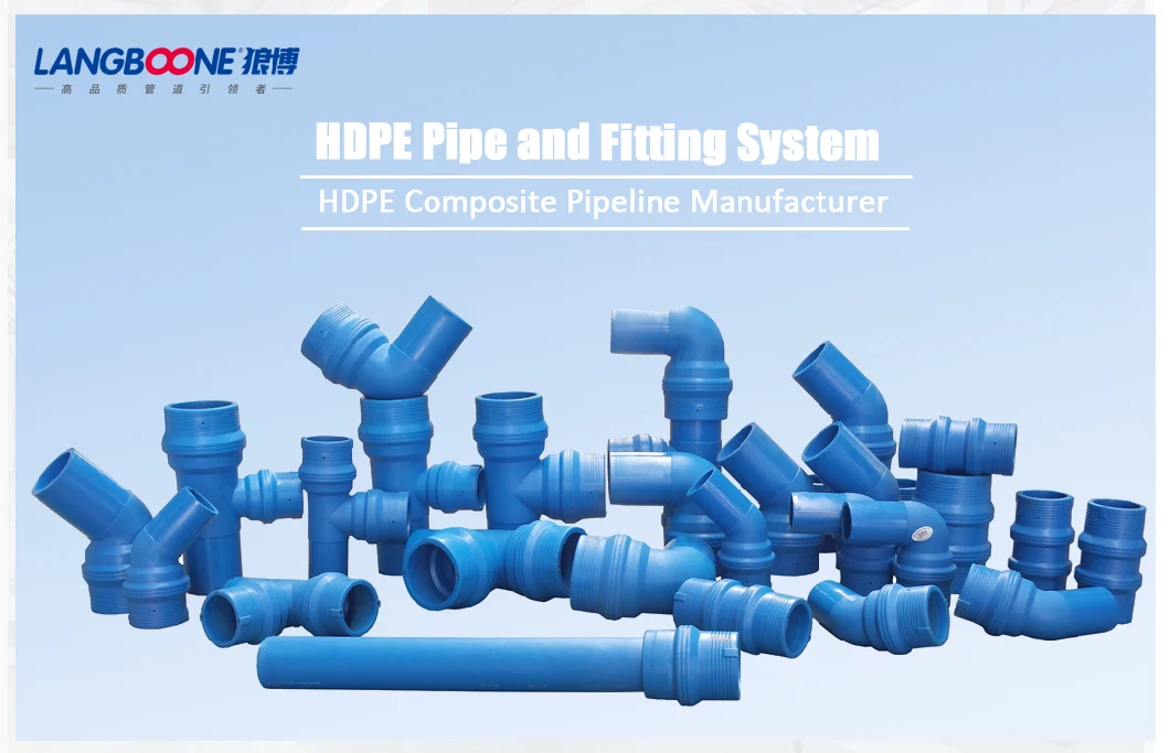 SDR9/11 HDPE Dual-Sealing Electrofusion Straight Coupling Fitting with Rubber Ring