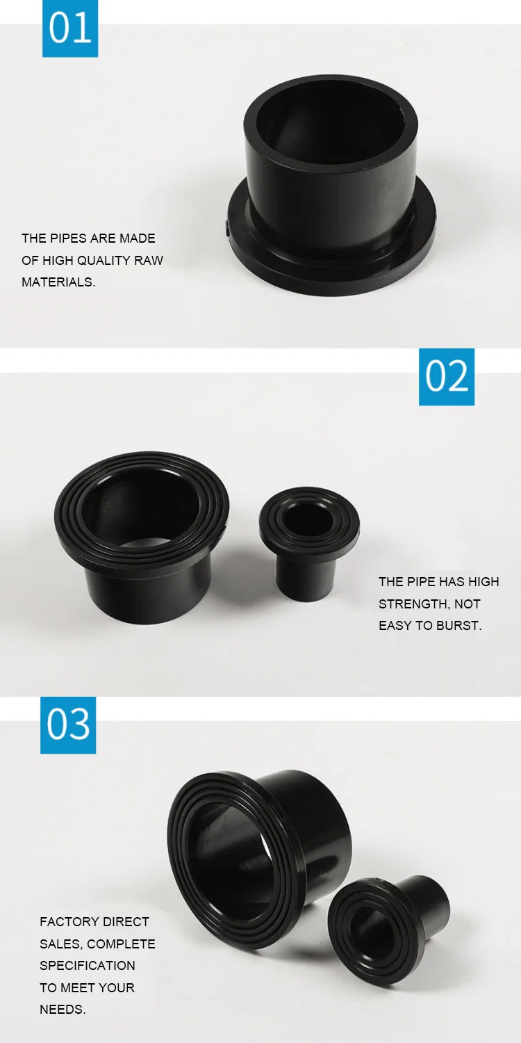 Butt Fusion Equal Tee HDPE Pipe Fitting for Connecting Pipe