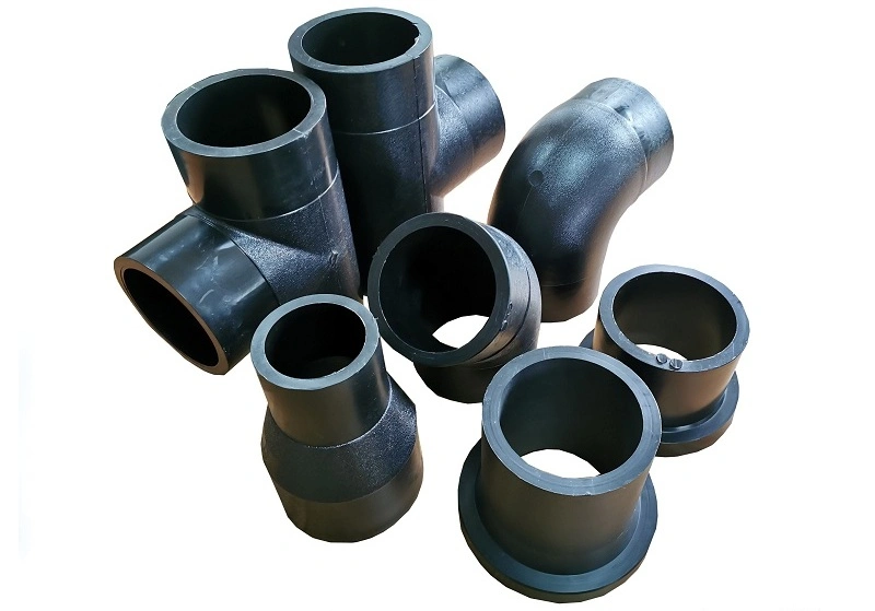 Butt Fusion HDPE PE Pipe Fitting Butt Fusion Coupling for PE100 Pn16 Pn10 HDPE Plastic Pipe Fittings Electrofusion Pipe Fittings Inch HDPE Pipe Fitting