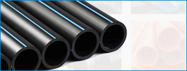 SDR17 SDR9 HDPE Pipe PE Soild Water Supply Pipes for Chemical Plant