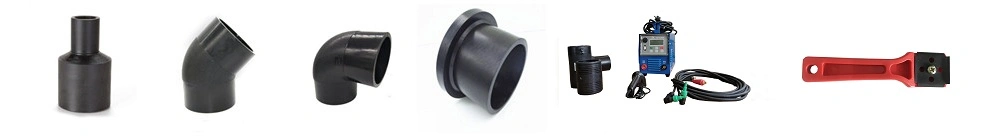 Multi-Size PE HDPE Pipe Electrofusion Fitting Electro Fusion Coupler Equal Coupling for HDPE Pipe