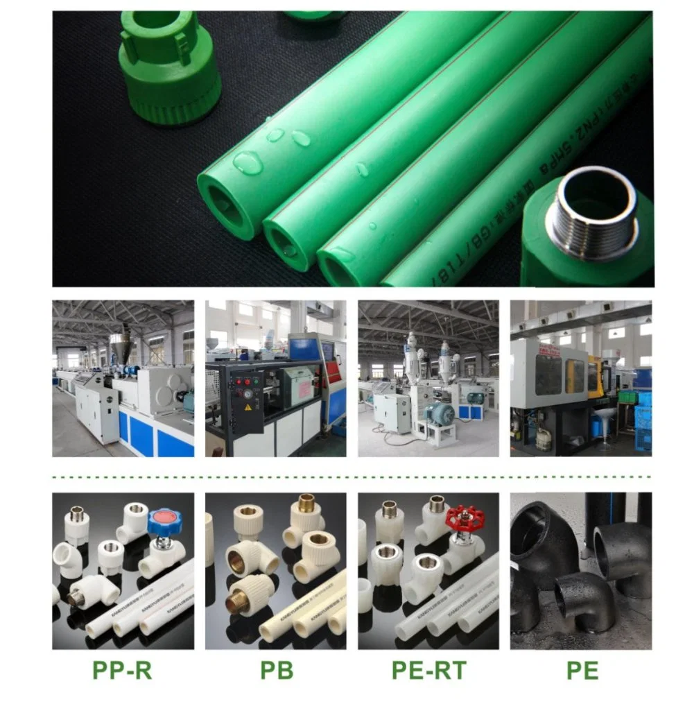 PP-R Composite Pipe PVC-M Pipe 4m 6m/ 12m or as Required Work Pressure 0.8MPa, 1.0MPa, 1.25MPa, 1.6MPa, 2.0 MPa