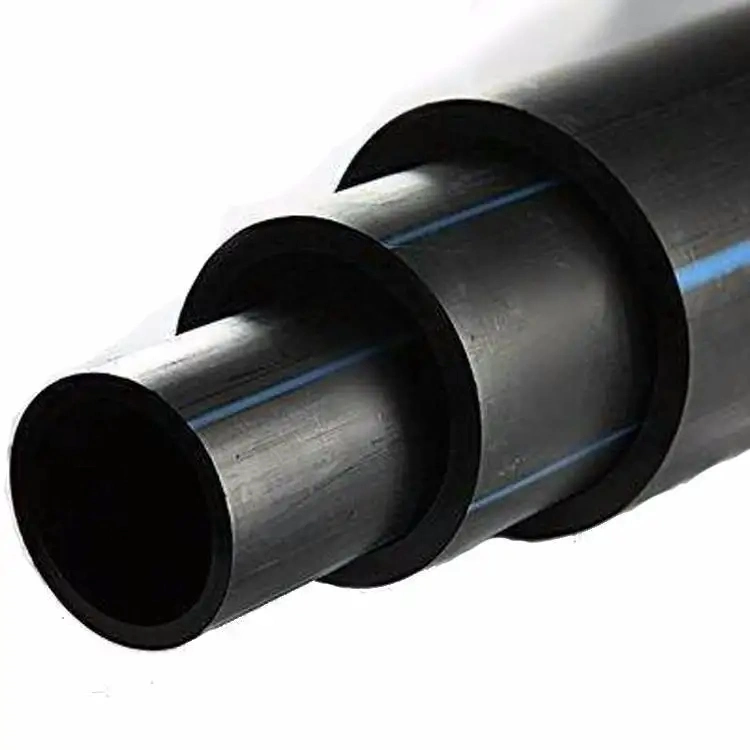 High Flexibility HDPE Pipe DN100 DN90 Od 110mm 90mm 500mm 1200mm Large Diameter High Quality of for Water Supply in China HDPE Irrigation Pipe