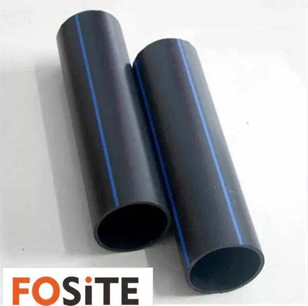 Fosite China Supplier Sample Free Black Blue Color Pn16 PE100 Plastic Water Pipe PP PE HDPE Pipe