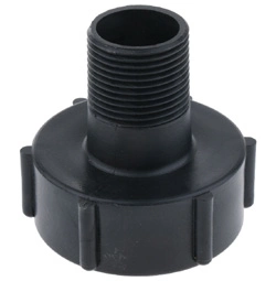 DIN 61 IBC Adaptor with 1&quot; Hose Barb