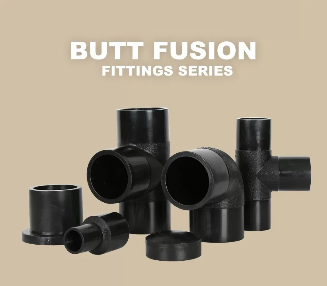 Butt Fusion Equal Tee HDPE Pipe Fitting for Connecting Pipe