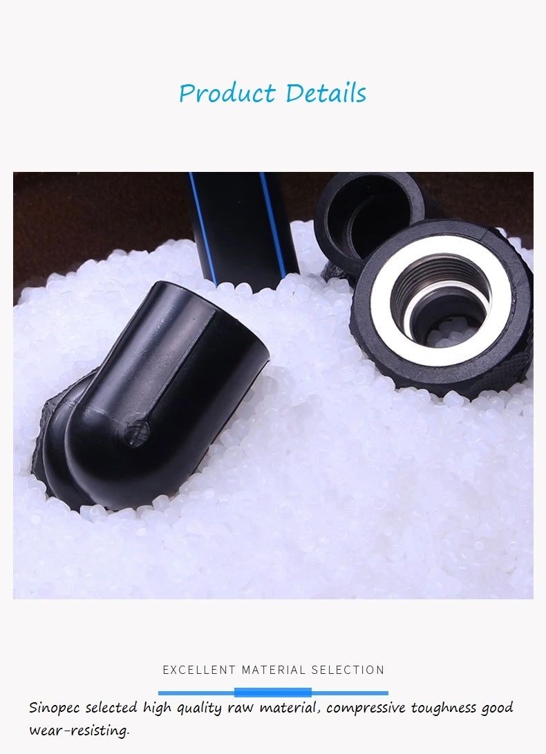 Jubo Factory OEM Wholesale Black Plastic PE100 Grade 40mm HDPE Pipe Price